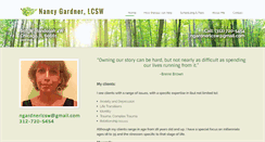Desktop Screenshot of ngardnerlcsw.com